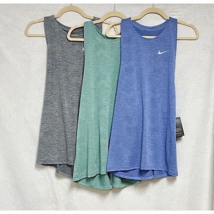 Lot Of 3 Brand New With Tags Nike Dry Medalist Running Tanks. All Size Large